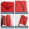 Mutao Waterproof Quick Dry Changing Robe; Long Sleeve Outdoor Windproof Changing Robe With Fleece Lining And Hooded For Swimming Surfing Diving Campin