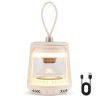 White Waterproof Camping Lantern with Speaker