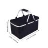 30L Insulated Picnic Basket Cooler Collapsible Food Delivery Storage Bag Grocery Market Basket Heat & Cool Insulation w/ Aluminum Handles Ban on Amazo