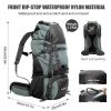 60L Outdoor hiking backpack with internal frame, including rain cover, grey (Amazon Shipping)(Prohibited by WalMart)(No shipment on weekends)