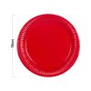 Classic 7 Inch Red Paper Plates, 240pcs