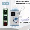 USB Cartoon Milk Warmers With Three Degrees Of Temperature Adjustment And Display; Portable Milk Bottle Insulation Sleeve At Home And Outdoors; Heated